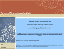 Tablet Screenshot of neurosci.us